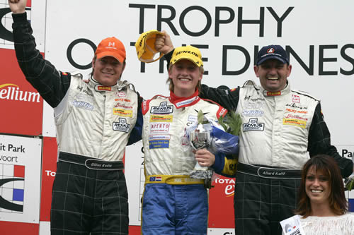 Podium Renault Clio Cup race 2